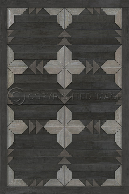 Carpathian: Czech Republic - vinyl floor cloth sizes 24x36, 20x30, 30x44, 38x56