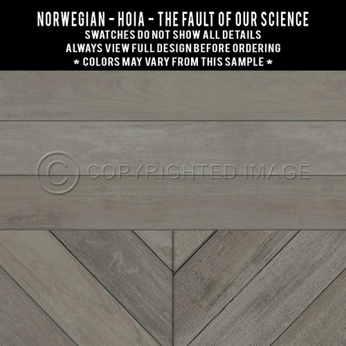 Hoia The Fault of Our Science - vinyl floor cloth swatch sample