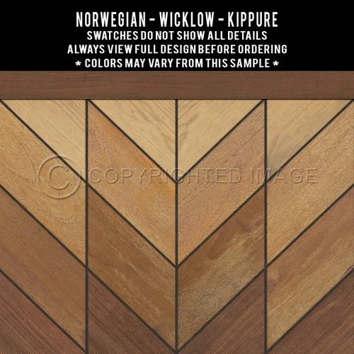 Wicklow Kippure - vinyl floor cloth swatch sample