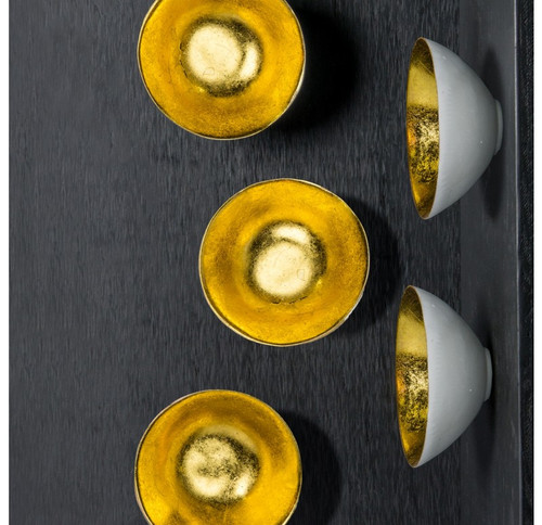 full moon gold leaf wall art 