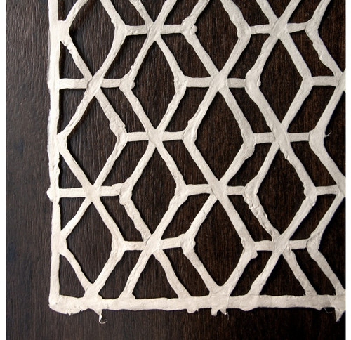 Handmade Paper Hex - neutral