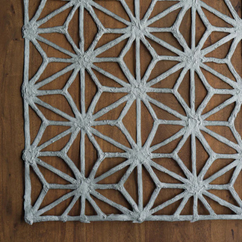 Handmade Paper Jali Star - gray