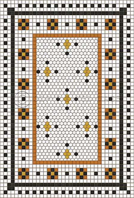 Mosaics G: Rawson Street sizes 24x36, 30x44, 38x56