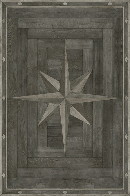 Williamsburg 18th Century Joinery Dark Pine Shadows - vinyl floor cloth Image for all rectangle sizes