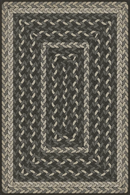 Classic pattern 85 such a cozy room vinyl floor cloth sizes 20x30, 24x36