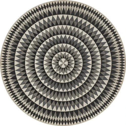 Bulls Eye Mingling Light - vinyl floor cloth, image for all sizes 
