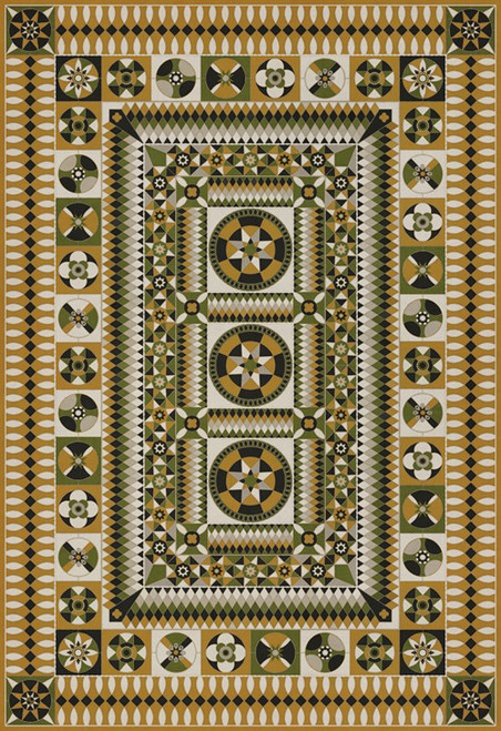 Swatches for Soldiers Quilt - vinyl floor cloths