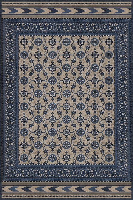 Balouch Ganjul - vinyl floor cloth 72x108