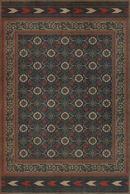 Balouch Pahwal - vinyl floor cloth 72x108