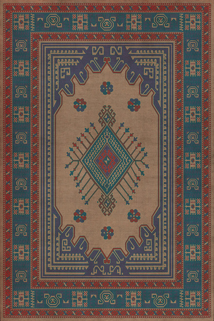 Bergama Makbule - vinyl floor cloth 72x108