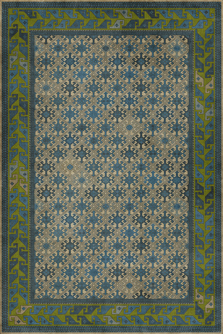 Daghestan Babki - vinyl floor cloth 72x108