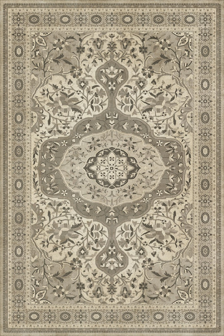 Spicher and Company Vintage Vinyl Floor Cloths Astraea Modern Area Rugs