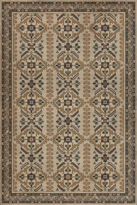 Hamadan Babayani - vinyl floor cloth 72x108