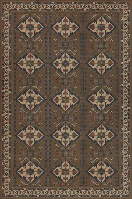 Hamadan Hadi - vinyl floor cloth 72x108