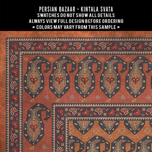 Kintala Svata - vinyl floor cloth 5"x5" swatch