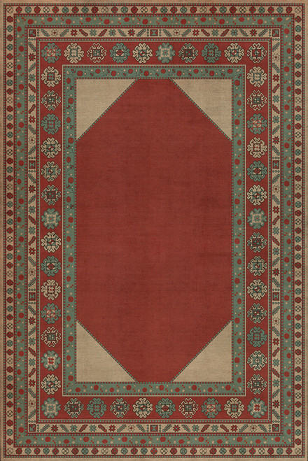 Lombalo Zartar - vinyl floor cloth 72x108