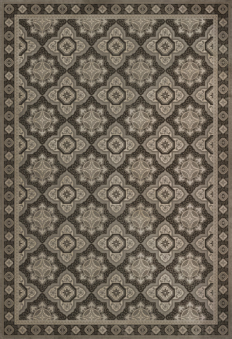 Williamsburg Antiquary First Edition - vinyl floor cloth sizes 20x30, 24x36, 38x56, 52x76, 70x102
