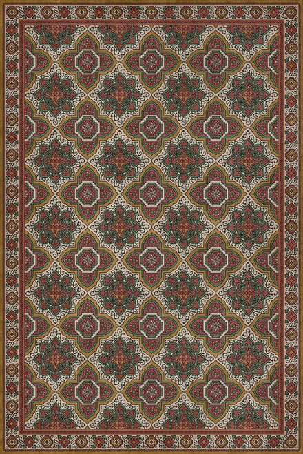 Williamsburg Antiquary Manuscript - vinyl floor cloth sizes 20x30, 24x36, 38x56, 52x76, 70x102