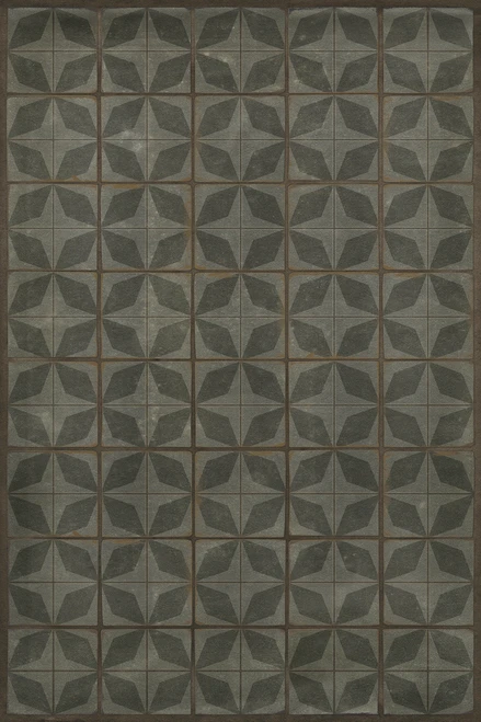 classic pattern 54 nuclear fusion vinyl floor cloth sizes 20x30, 24x36, 30x44, 38x56