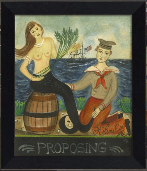 proposing to mermaid