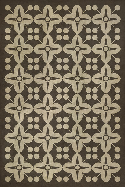 Pattern 3 There's no Place Like Home lightly distressed vinyl floor cloth sizes 20x30, 24x36, 30x44, 38x56, 52x76, 70x102