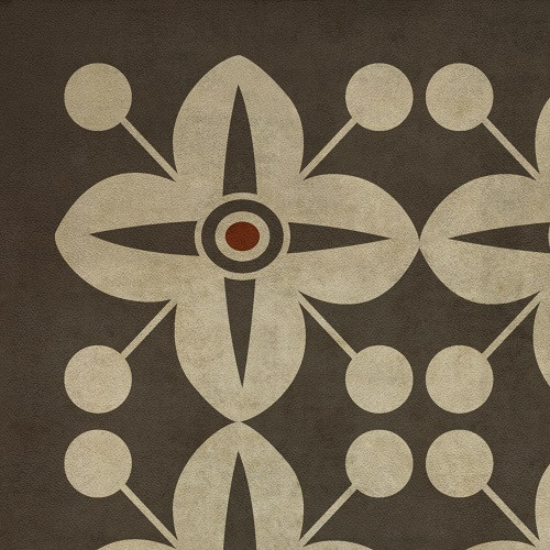 Pattern 3 Oz  (lightly distressed) - vinyl floor cloth swatch