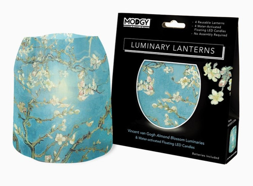 Van Gogh Almond Blossom Luminary set of 4 Van Gogh Almond Blossom Luminary set of 4