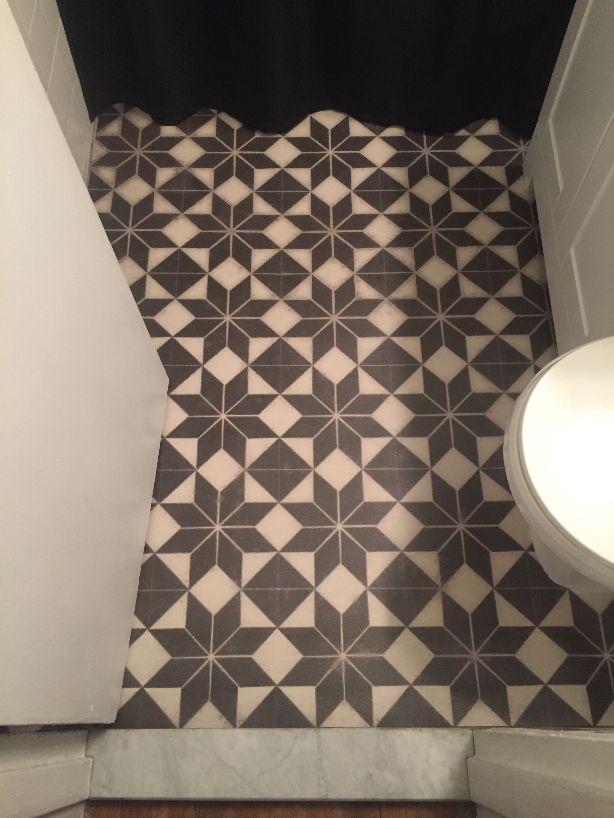 Covering your floor is simple with vinyl floor cloths! DIY with ...