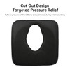 SectorCare Cooling Gel Latex Donut Seat Cushion 6cm H x 40cm W Black