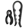 SectorCare Jar Opener Set for Weak Hands and Arthritis 2 Piece Black