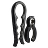 SectorCare Jar Opener Set for Weak Hands and Arthritis 2 Piece Black