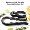 SectorCare Jar Opener Set for Weak Hands and Arthritis 2 Piece Black