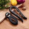 SectorCare Jar Opener Set for Weak Hands and Arthritis 2 Piece Black