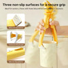 SectorCare Anti Scald Bowl and Plate Gripper One Handed 24cm Yellow
