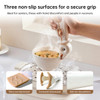 SectorCare Anti Scald Bowl and Plate Gripper One Handed 24cm White