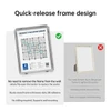 A3 Snap Frame 25mm Silver Aluminium Poster Frame Anti Glare Cover