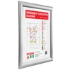 A4 Snap Frame 20mm Silver Aluminium Poster Frame Anti Glare Cover