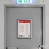 A4 Snap Frame 20mm Silver Aluminium Poster Frame Anti Glare Cover