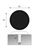 Black Tactile Indicator