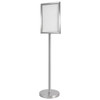 A3 Stainless Steel Floor Poster Display Stand