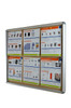 Lockable Notice Board 6xA4 Indoor