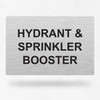 Statutory Sign - Hydrant & Sprinkler Booster Sign