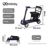 Infinity Ultra Lite Mobility Scooter- Blue