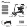 Infinity Ultra Lite Mobility Scooter- Grey