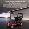 Infinity Ultra Lite Mobility Scooter-Red