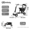 Infinity Ultra Lite Mobility Scooter- White