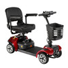 SectorCare Travel Mobility Scooter - Red