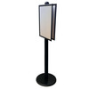 Black A2 Poster Stand with Eco Frame – Double Sided