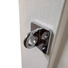 Chrome Wall Hook for Crowd Control Rope Barriers