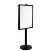 A1 Poster Stand- Double Sided Black With 32mm Heavy Duty Snap Frame